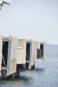 This docking pier at South Baymouth awaits Transport Canada improvements to mitigate low water so the Chi-Cheemaun can dock.