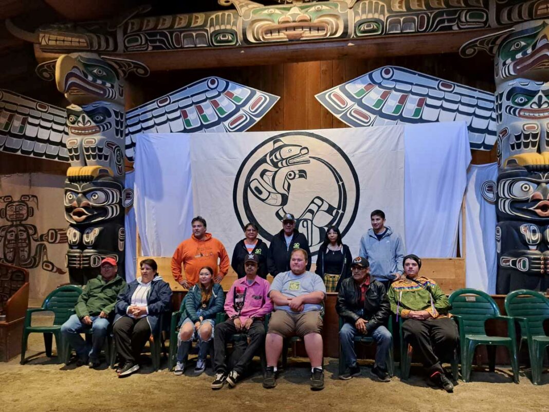 Students and knowledgekeepers are Namgis First Nation, Alert Bay.