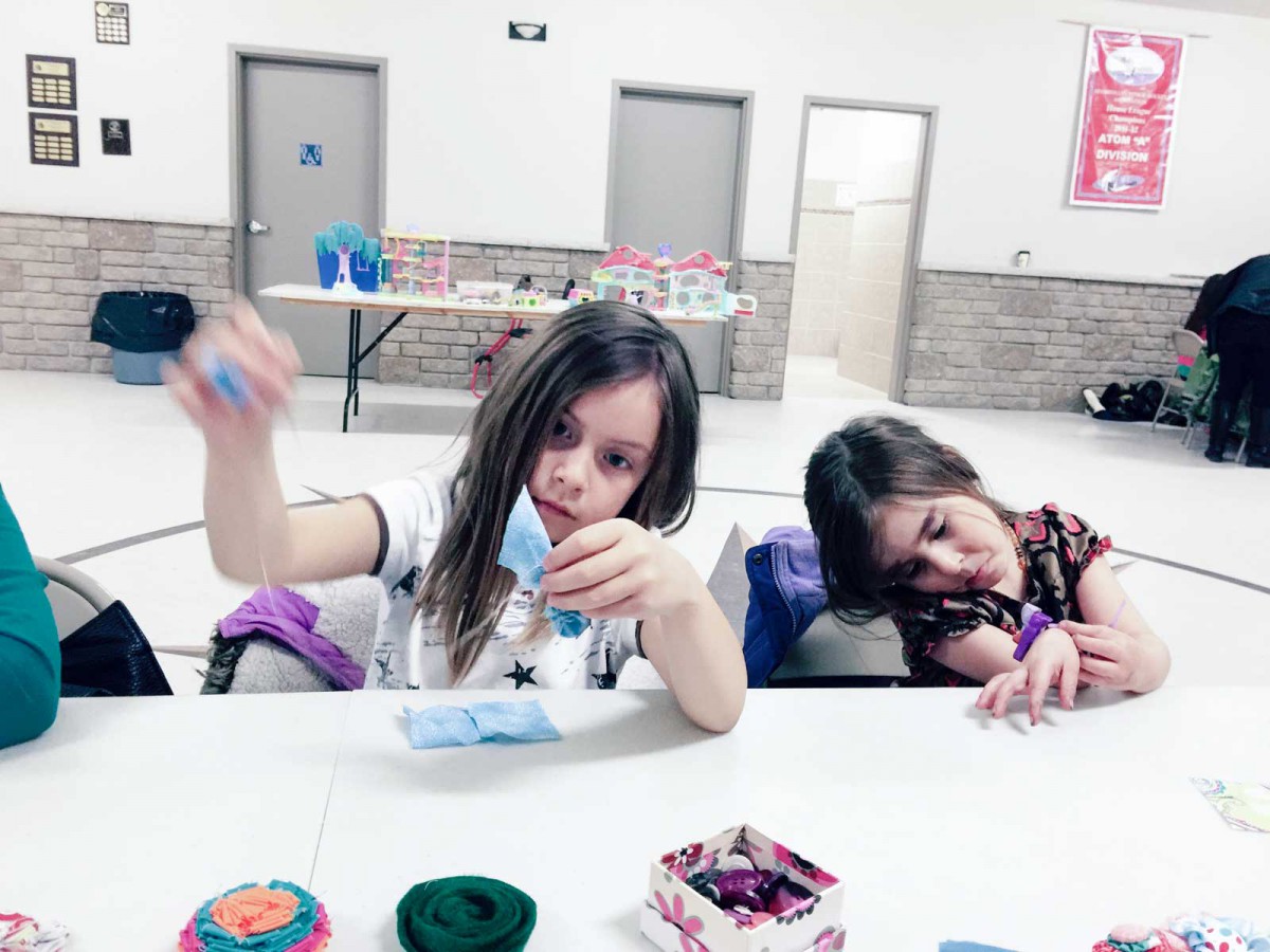 Crafts were the order of the day during Assiginack’s March Break events.