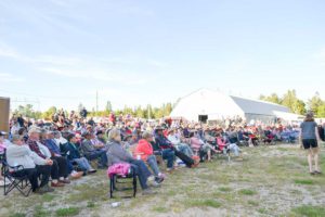 A large crowd came out for this year’s Blue Grass in the Country, especially Saturday evening for Marie Bottrell and headliners The Abrams. photo by Robin Burridge