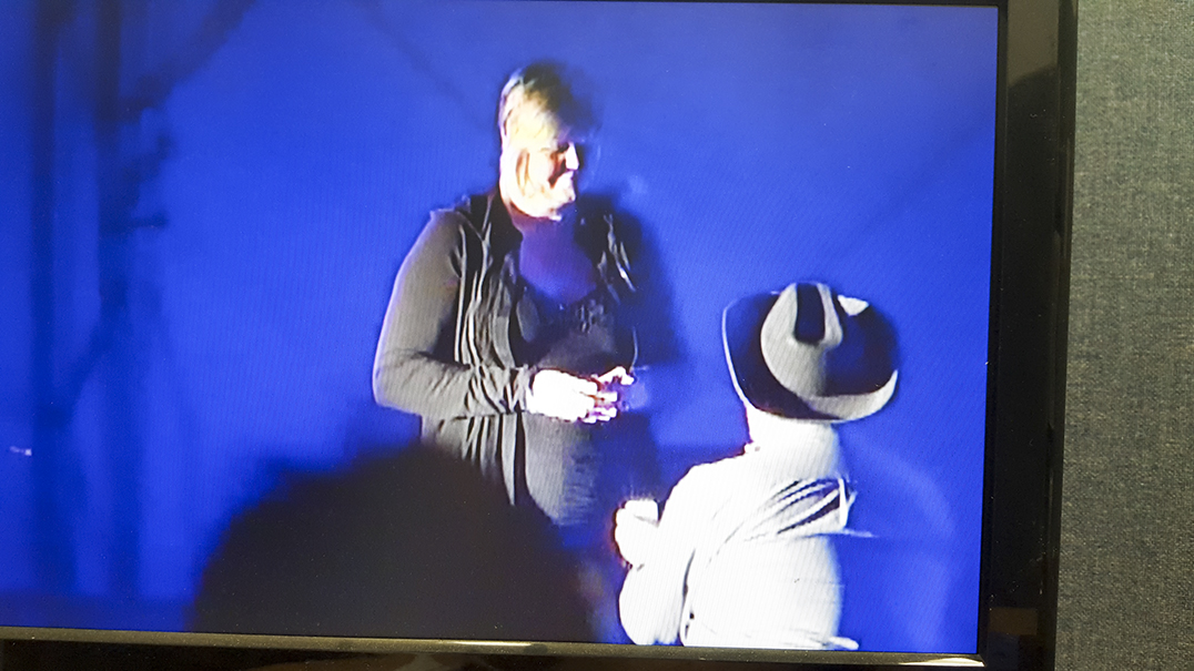 Ron Fisher proposes to his sweetheart Tracey Urquhart. The proposal took place on stage during entertainer Johnny Reid’s rendition of ‘A Woman Like You.’ Ms. Urquhart said yes to the enthusiastic approval of the audience. photos courtesy of Wiky TV5 