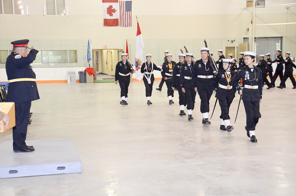 Cadet march past