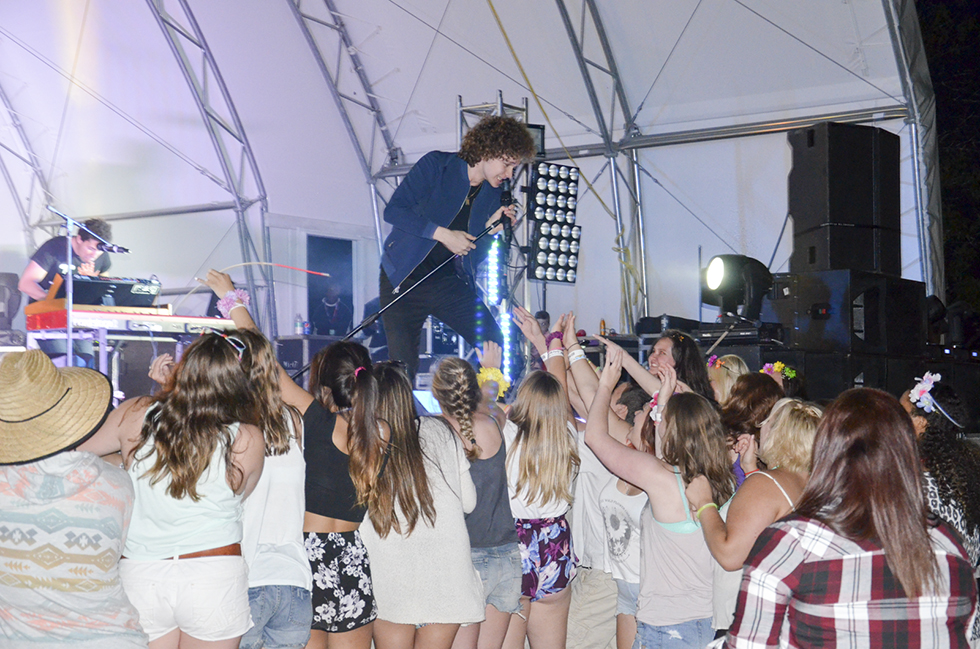 Toronto heart throb Francesco Yates brought it on like the coliseum for his young fans. His talent deserved a bigger crowd, but the  19-year-old’s performance was professional and ready for the centre stage. photos by Michael Erskine