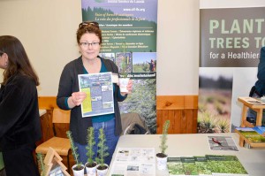 Forester Lesley Phillips of the Algoma Manitoulin Forestry Service talks invasives.