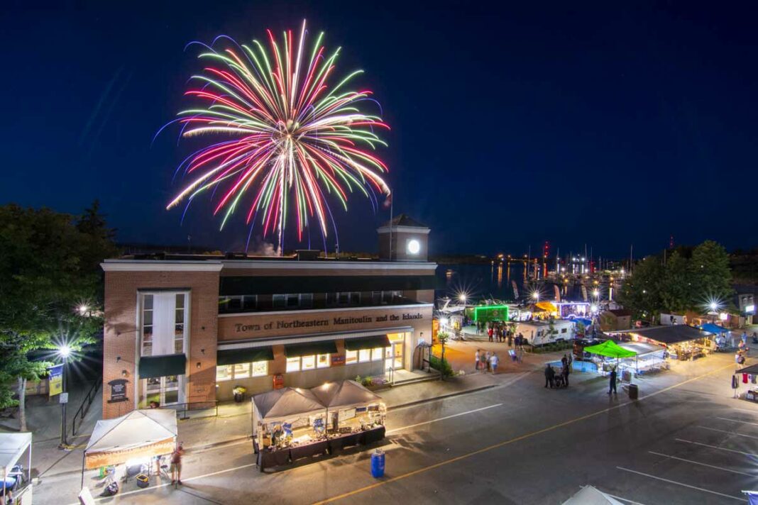 Fear not! The Lions Club’s famous Haweater Weekend fireworks will light up the sky on Sunday night, August 6. Expositor file photo