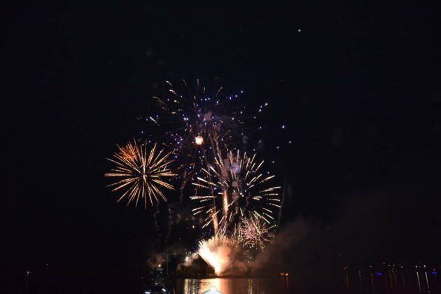 The fireworks on Sunday night are always a hit. photos by Michael Erskine