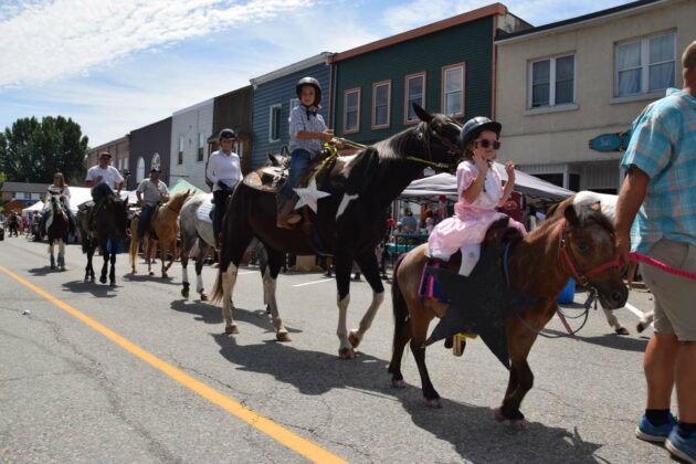 The horses are always a great hit dring the Sunday afternoon Haweater parade. photos by Michael Erskine