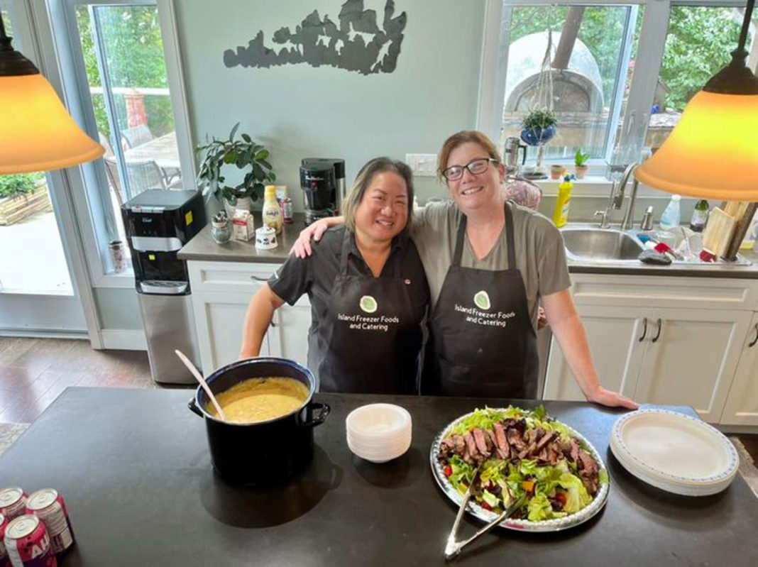 Christine McNaughton, left, and Erin Dean.