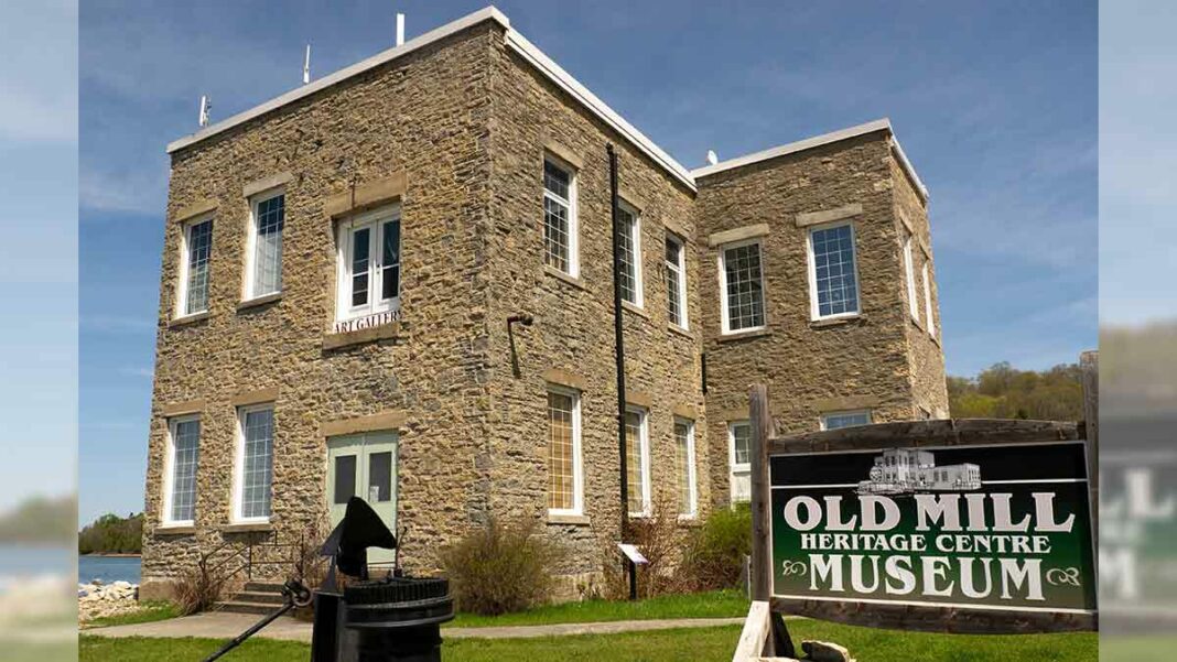 Kagawong’s Old Mill Heritage Centre Museum, home to the ‘Snapshot in Time: Vintage Cameras and Old Photographs’ exhibit opening this Victoria Day holiday weekend. photo by Isobel Harry