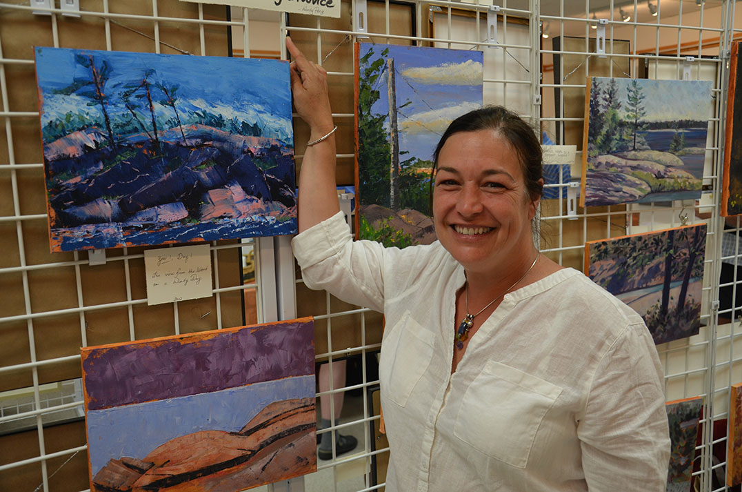 Artist Wendy Peng displayed artworks she produced over the course of her four years attending the LaCloche Art School. Her display was entitled ‘The Art of the Novice.’