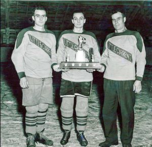 Clarence, Bid, and Austin for the Pearson Cup, 1950.