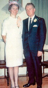 The couple’s December 8, 1967  wedding.