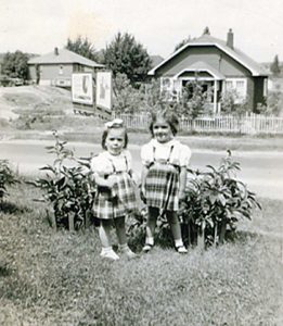 nt-marg-left-at-3-with-sister-sharon-4-at-spruce-st-home-in-sudbury-1949