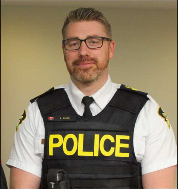 Robert Walsh is the new detachment commander for the Manitoulin OPP. Photo by Tom Sasvari