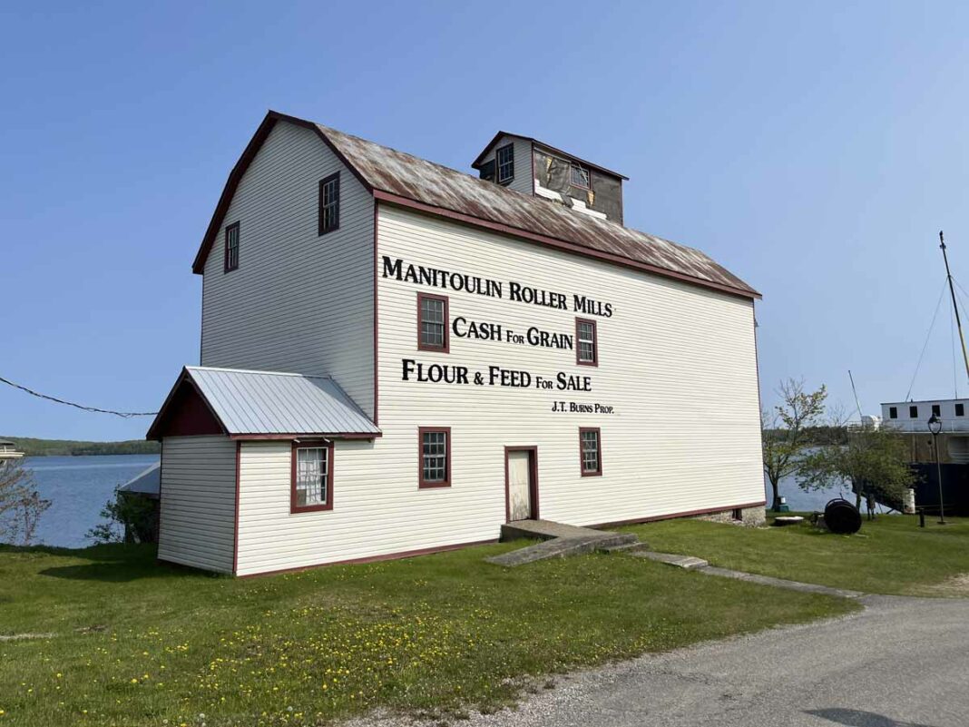 Yet another historic building on Manitowaning’s waterfront is up for discussion, the Roller Mills.