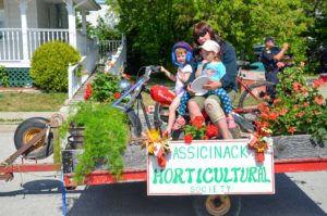 The parade just wouldn’t be the same without an entry from the Assiginack  Horticultural Society.