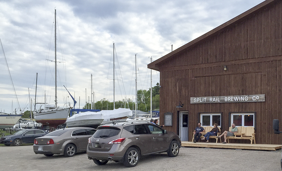 SR building,sign, boats