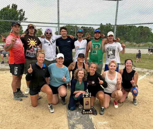 The Robinson team won the Jim Case Memorial Ball Tournament.