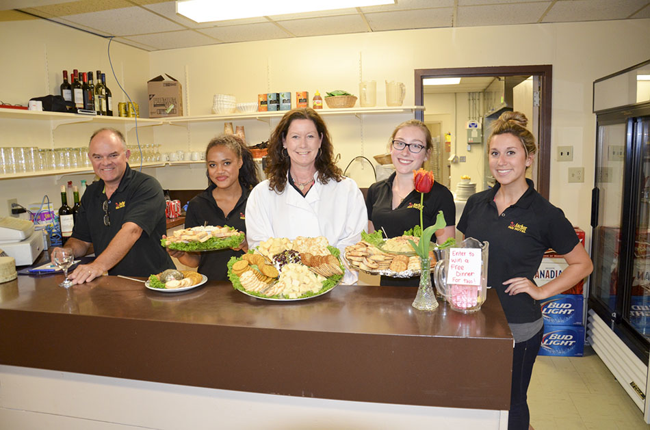 Bruce and Kelly O’Hare and the catering staff from the Anchor Inn were ready to pamper the VIP guests following the opening ceremonies.