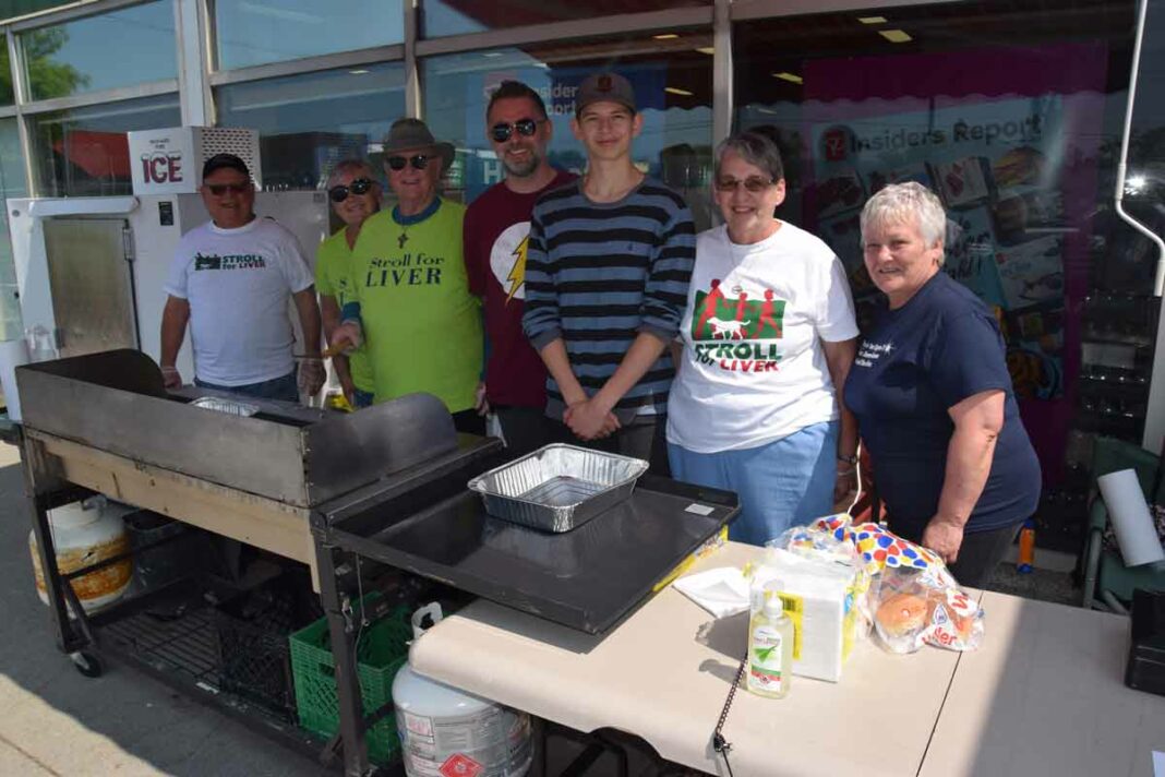 In photo, left, is Gary Laframboise, Anna Aelick, Wayne Aelick, Michael Aelick, Asha Lanktree, Myrna Aelick and Joellen Sloss.