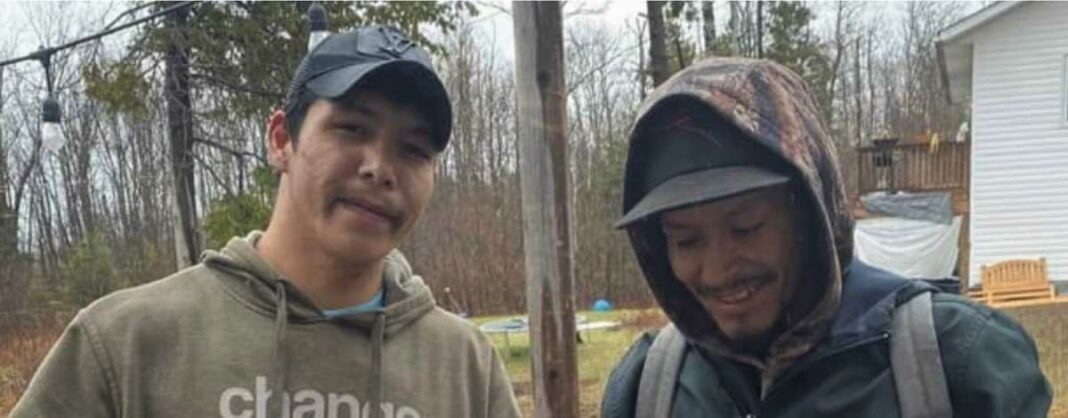 First cousins Tony Roy, left, and Dakota Shawanda, right, were discovered deceased on Bass Lake Saturday following a tragic fishing expedition.