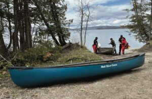 Members of the Manitoulin detachment of the Ontario Provincial Police and a conservation officer with the Ministry of Natural Resources and Forestry search Bass Lake Sunday after cousins Tony Roy and Dakota Shawanda were reported missing by members of their family. The pair set out to fish the lake in a canoe Saturday but failed to return to the launch that evening, prompting a call to police. The cousins’ remains were discovered Sunday.