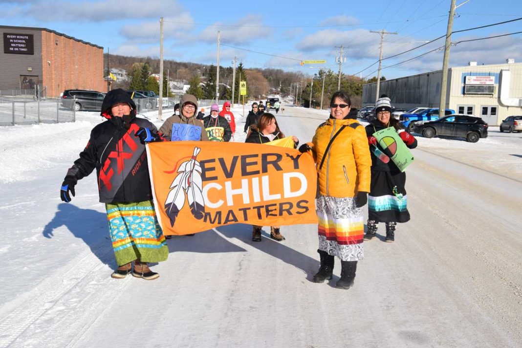 Wiikwemkoong Anti-drug March