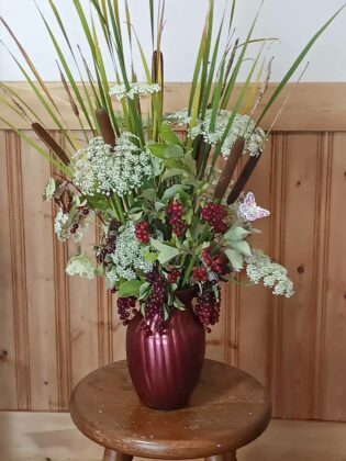 The Assiginack Horticultural Society held its annual flower show and luncheon on July 26. There were many beautiful entries in each of the many categories.