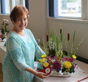 Camilla Yahnke won the judges choice and president’s choice awards for her entries in the annual Campbell Horticultural Society flower show, held August 2 at the Mindemoya Community Centre.