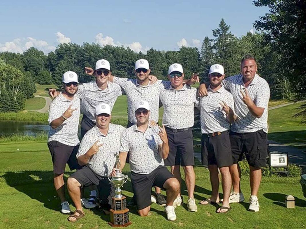 Haweater Chase Chatwell, second from right front row, was part of the Lively Gold Club Sudbury Ryder Cup championship team.