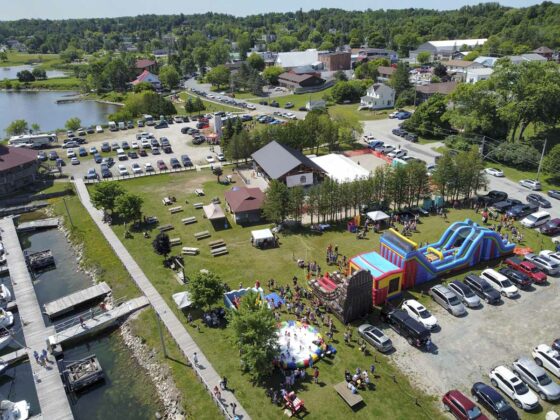 In photo is a picture of the main area of the Harbour Days event celebrations. photo by Keith McKeen