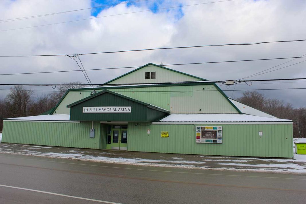 The J.H. Burt Memorial Arena in Mindemoya.