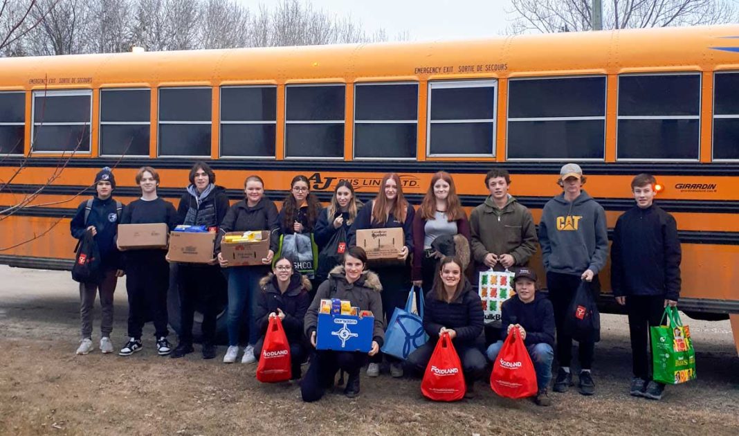 MSS Bus Driver's Donation Challenge participants.