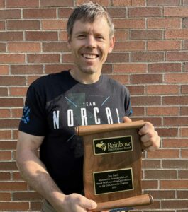 Jon Balfe, a teacher at Manitoulin Secondary School received an award for Outstanding Contribution to the Co-curricular Program.