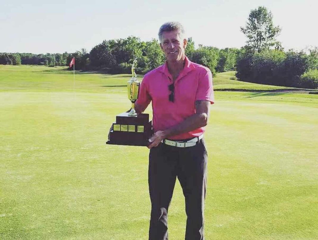 Denis Audette, winner of the 2023 Rainbow Ridge Golf Course Men’s Open championship.