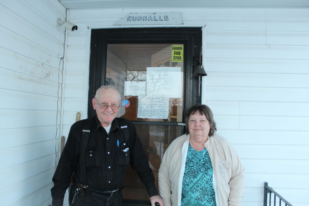 Happy retirement! Morley and Cathie Runnalls egg grading station and egg production business will close on Manitoulin Island at the end of March. The Runnalls have announced that they are retiring.