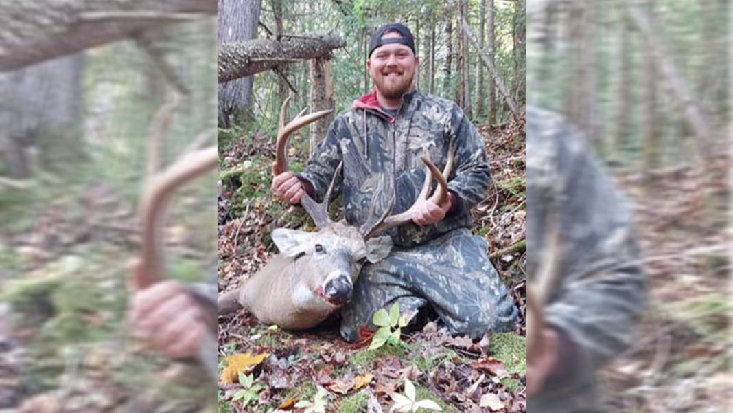 Isaac Sloss, Manitoulin's 2022 big Buck Contest winner.