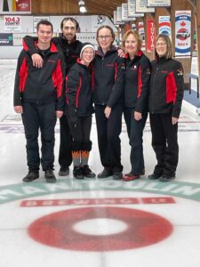 The Manitoulin Special Olympics A division curling rink won a gold medal for being in first place at a national qualifying event this past Saturday. The team included Randy Corbiere, Andrew Splawnyk, Rebecca Strain, Regan Millsap and coaches Ellen Holroyd and Heather Strain.