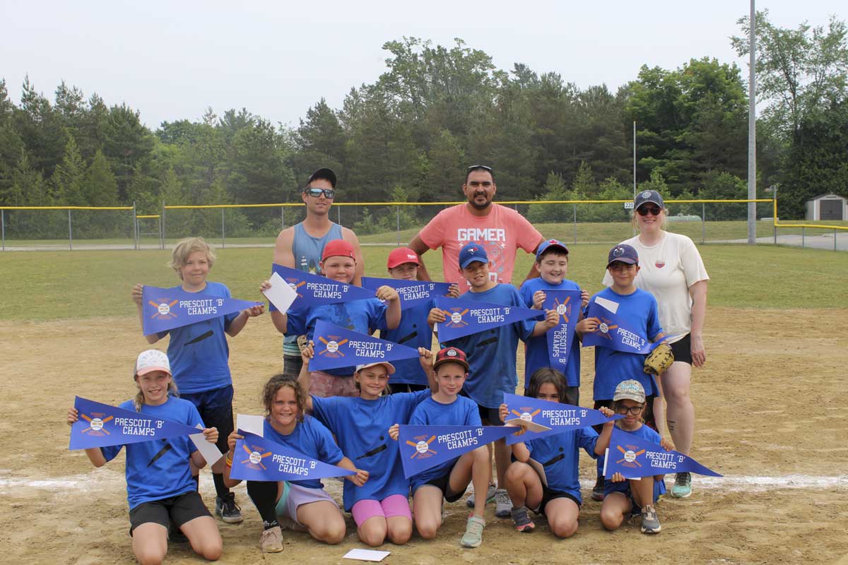 In the Prescott B division (8-10 year-old) the Rough Riders, (shown in photo) defeated On Fire in the championship game.